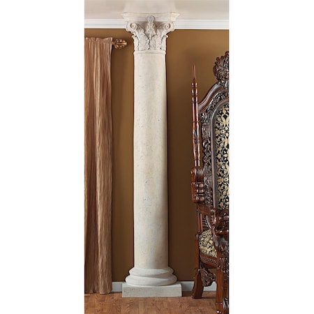 The Corinthian Architectural Half Column Wall Sculpture